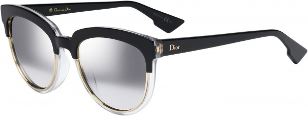 Christian Dior Diorsight 1 Sunglasses, 0K4X Black Crystal Black