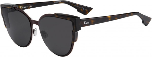 Christian Dior Wildlydior Sunglasses, 0P7L Havana Burgundy Havana