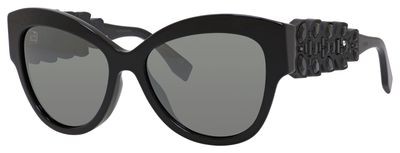 Fendi Fendi 0139/S Sunglasses, 0UI5(3C) Black Rubber