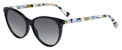 Fendi Ff 0170/S Sunglasses, 0TTY(VK) Black Multi-C