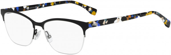 Fendi FF 0175 Eyeglasses, 0TWH Shiny Black Multi