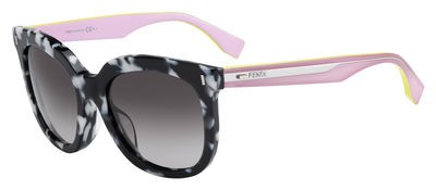 Fendi Ff 0185/F/S Sunglasses, 0UDL(HA) Marble Pink