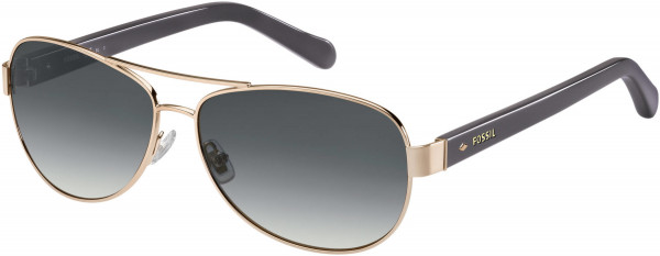 Fossil FOS 2004/S Sunglasses, 0AU2 Red Gold