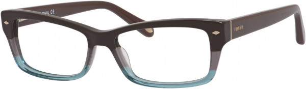 Fossil FOS 6066 Eyeglasses, 0RRB Brown Gray