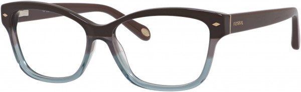Fossil FOS 6067 Eyeglasses, 0RRB Brown Gray