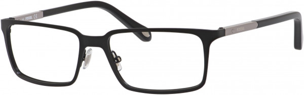 Fossil FOS 6072 Eyeglasses, 0RZZ Matte Black Dark Ruthenium