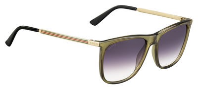 Gucci Gucci 1129/S Sunglasses, 0VKN(J8) Khaki Gold