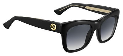 Gucci Gucci 3827/S Sunglasses, 0Y6C(9O) Black Blush Crystal