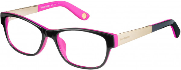Juicy Couture JU 162 Eyeglasses, 0RUJ Black Pink Gold
