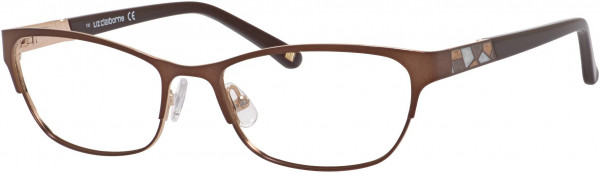 Liz Claiborne L 624 Eyeglasses, 0RF4 Brown Gold