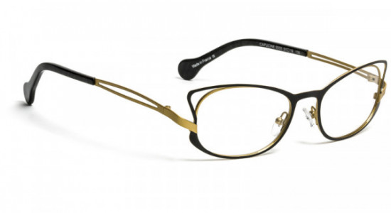 Boz by J.F. Rey CAPUCINE Eyeglasses, BLACK/GOLD (0055)