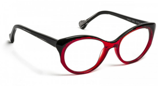 Boz by J.F. Rey CHOCO Eyeglasses, GRADIENT RED/STRIPES BLACK (3005)