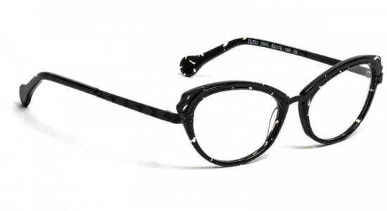 Boz by J.F. Rey CLEO Eyeglasses, BLACK SPANGLES/BLACK (0500)