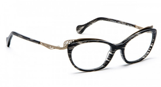 Boz by J.F. Rey COSMOS Eyeglasses, BLACK LACES/GOLD (0555)