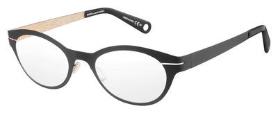 Safilo Design Saw 005 Eyeglasses, 0THP(00) Black Gold