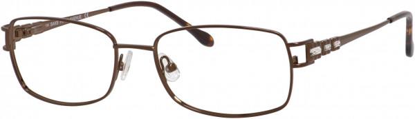 Saks Fifth Avenue Saks 293 Eyeglasses, 0FV8 Brown