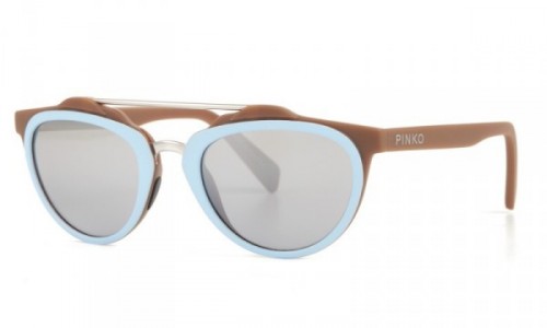 Italia Independent PK000 Sunglasses, Sand / Sky Blue (PK000.041.024)