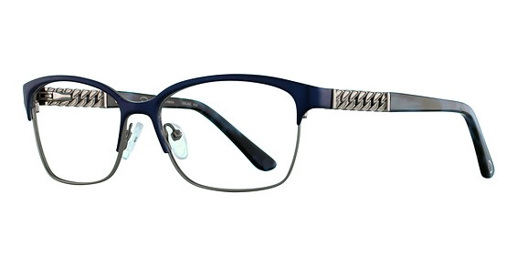 Oscar de la Renta OSL 462 Eyeglasses, 414 Semi Matte Navy