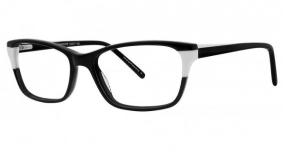 Avalon 8070 Eyeglasses, Black/White
