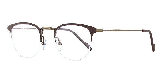 Artistik Galerie AG 5013 Eyeglasses, BROWN/ ANTIQUE GOLD