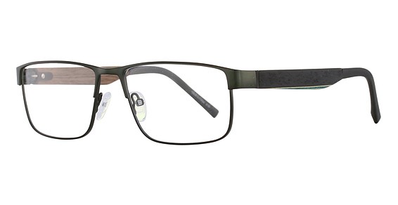 COI Precision 139 Eyeglasses, Forest/Black
