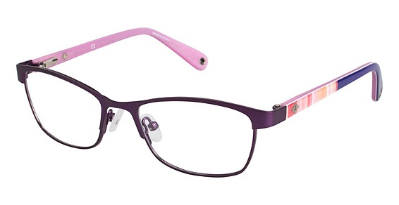 Sperry Top-Sider Fairlead Eyeglasses, C02 EGGPLANT/PINK
