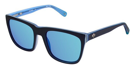 Sperry Top-Sider Fishers Island Sunglasses, C03 NAVY / BLUE (SOFT NAVY FLASH)