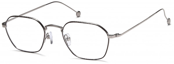 Menizzi M4004 Eyeglasses, 02-Grey Tortoise/Silver