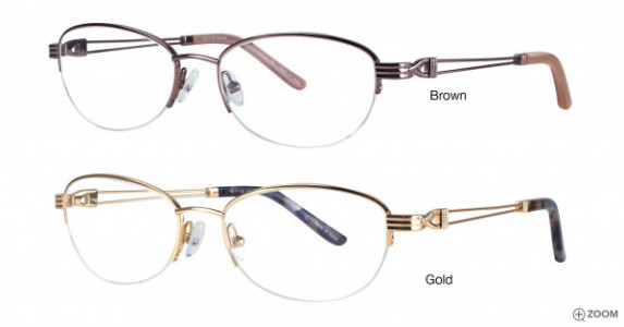 Bulova Brielle Eyeglasses, Brown
