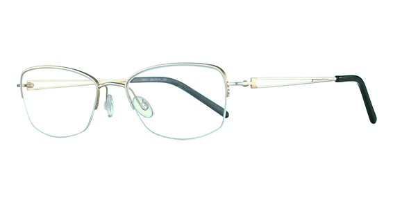 Port Royale TC871 Eyeglasses, C-1 Yellow Gold/Silver
