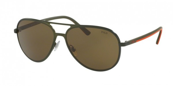 Polo PH3102 Sunglasses, 900573 SEMISHINY OLIVE
