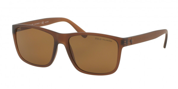 Polo PH4113 Sunglasses, 560283 MATTE BROWN