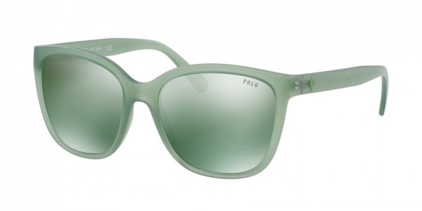 Polo PH4114 Sunglasses, 56036R MATTE CRYSTAL GREEN