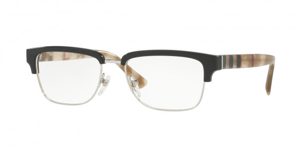 Burberry BE2224 Eyeglasses, 3600 BLACK (BLACK)