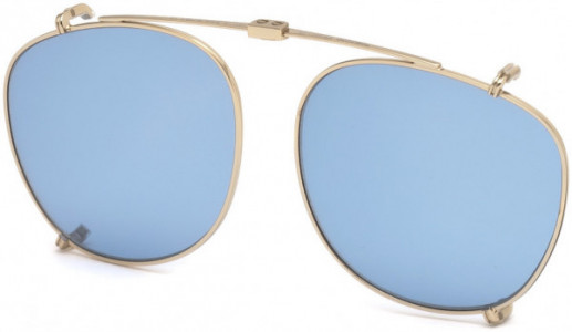 Tom Ford FT5401-CL Sunglasses, 28V - Shiny Rose Gold / Blue Lenses