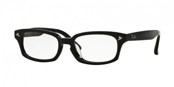 Ray-Ban Optical RX5158 Eyeglasses, 2000 SHINY BLACK (BLACK)