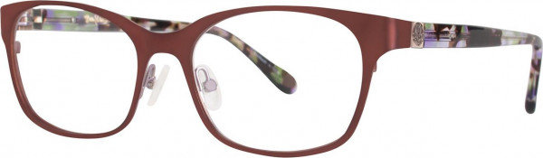 Lilly Pulitzer Wright Eyeglasses, Chocolate