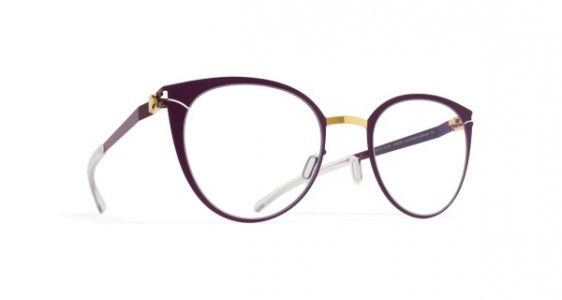 Mykita CAROLE Eyeglasses, GOLD/PURPLE VIOLET