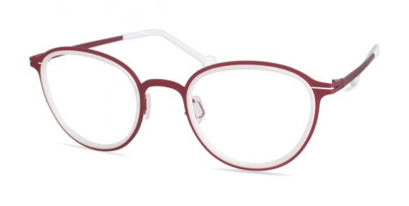 Modo ISOLA Eyeglasses, CRYSTAL / RED