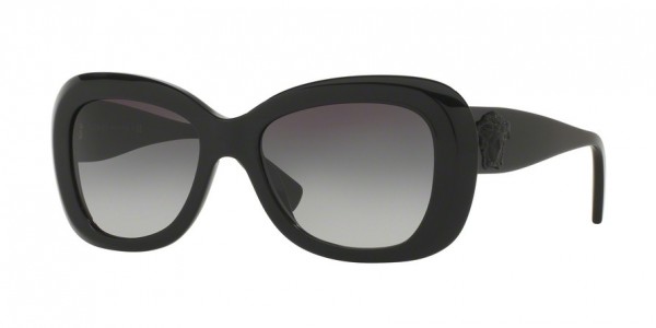 Versace VE4317A Sunglasses, GB1/8G BLACK (BLACK)