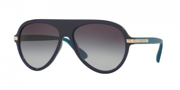 Versace VE4321 Sunglasses, 106/8G BLUE (BROWN)