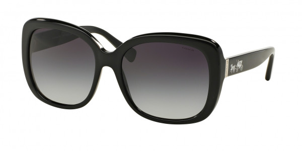 Coach HC8158F L559 Sunglasses, 500211 BLACK (BLACK)