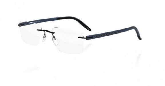Silhouette SPX Signia Carbon 5460 Eyeglasses, 6052 Navy Blue