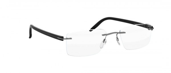 Silhouette SPX Signia Carbon 5460 Eyeglasses, 6053 Jet Black