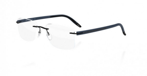 Silhouette SPX Signia Carbon 5461 Eyeglasses, 6052 Navy Blue