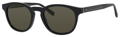 HUGO BOSS Black Boss 0803/S Sunglasses, 0128(NR) Black Dark Gray