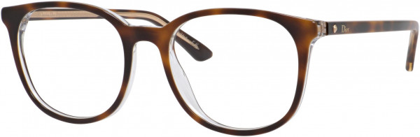 Christian Dior Montaigne 34 Eyeglasses, 0U61 Havana Crystal