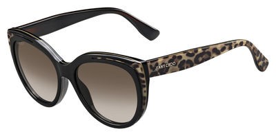 Jimmy Choo Nicky/S Sunglasses, 0PUE(J6) Animal Black