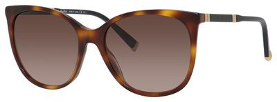 Max Mara Mm Design Ii Sunglasses, 0BHZ(J6) Havana Rose Gold