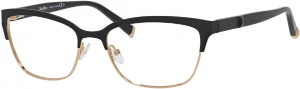 Max Mara MM 1264 Eyeglasses, 0D16 Black Rose Gold